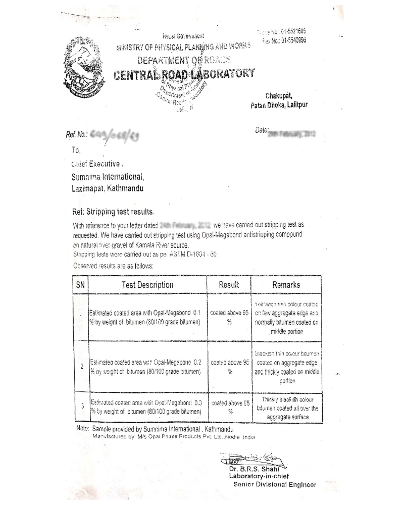 Nepal Road  Laboratory